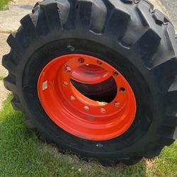Tractor Rims And Tires Foam Filled 500obo