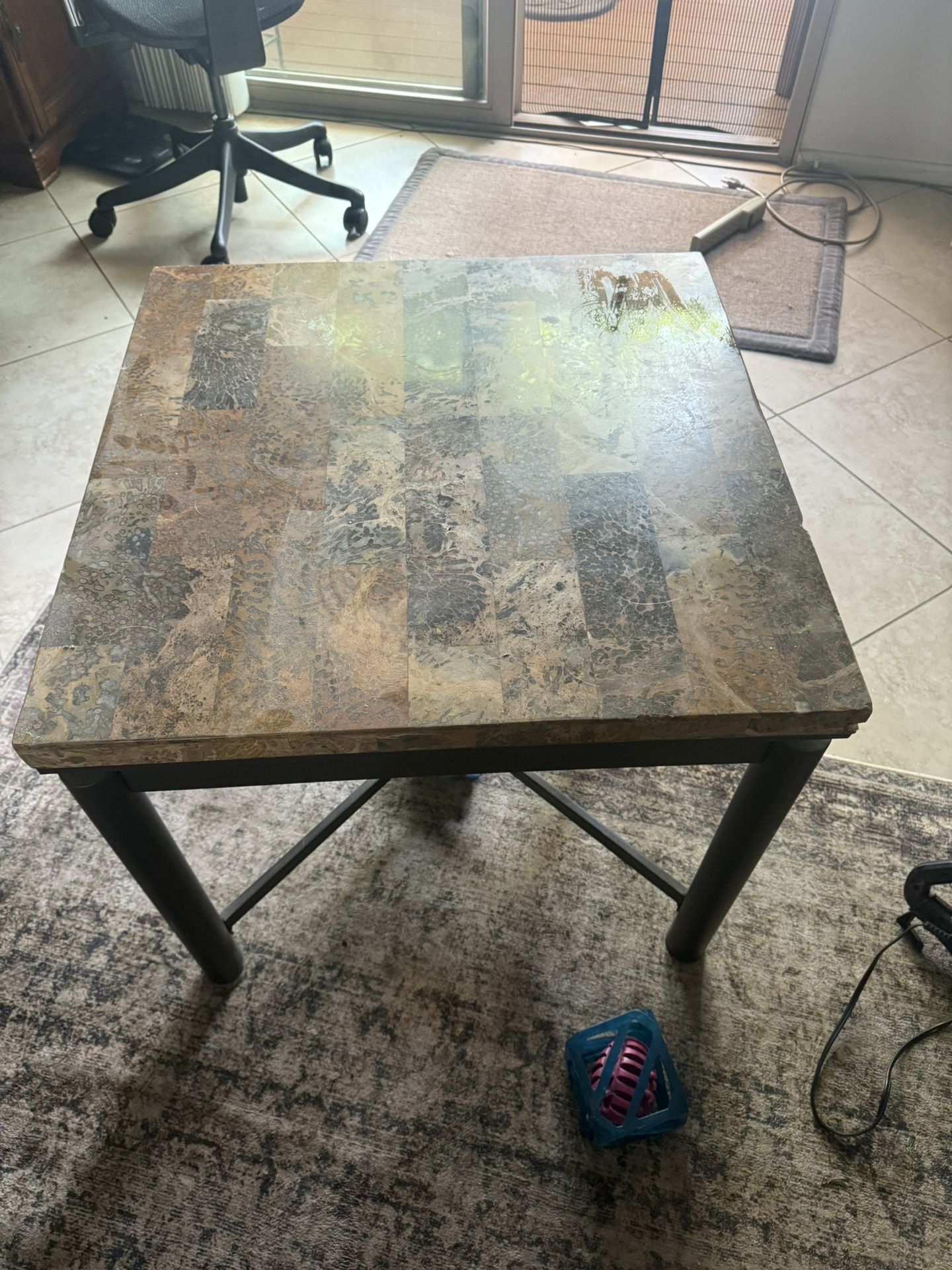 Pair Of marble End Tables