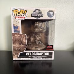 Funko Pop! Jurassic World #1733 VELOCIRAPTOR Fossil TargetCon 2025 Exclusive