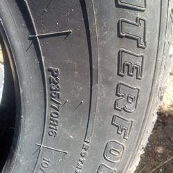235 70 16 Used Like New Available