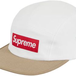 Supreme 2-Tone Camp Cap Hat White FW23 Supreme New York 2023 Brand New Free S&H