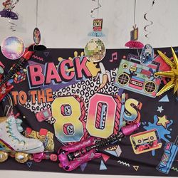 80s Theme Birthday Decorations