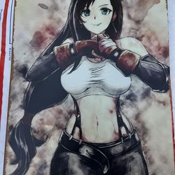 Tifa tin wall poster