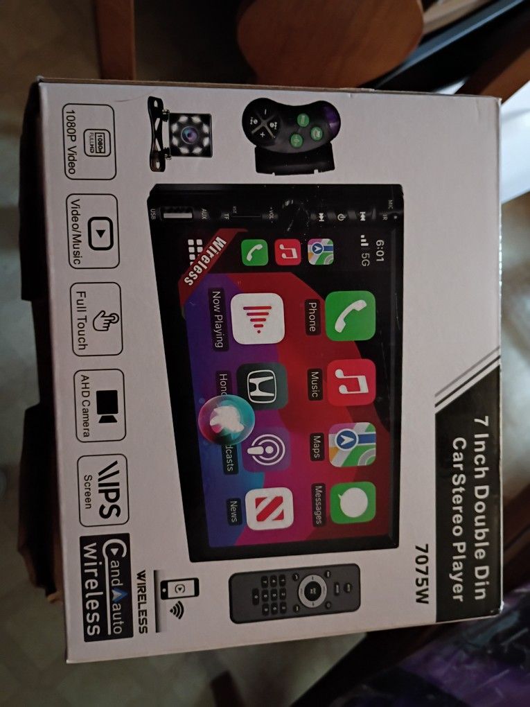 Brand New Unused 7in Double Din Indash Car Stereo