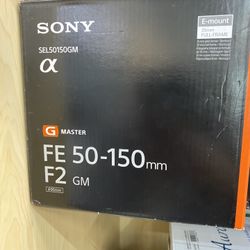 Sony FE 50-150 F2 