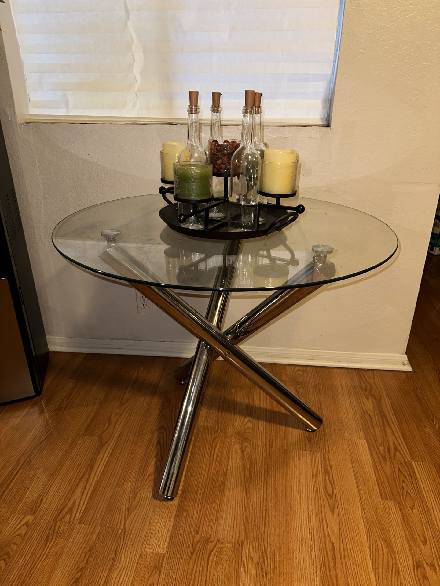 Glass Top Dining Table