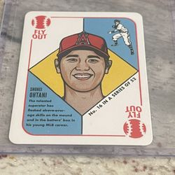 Rare  Mint Superstar Baseball Card I Plastic Holder Fly Out 