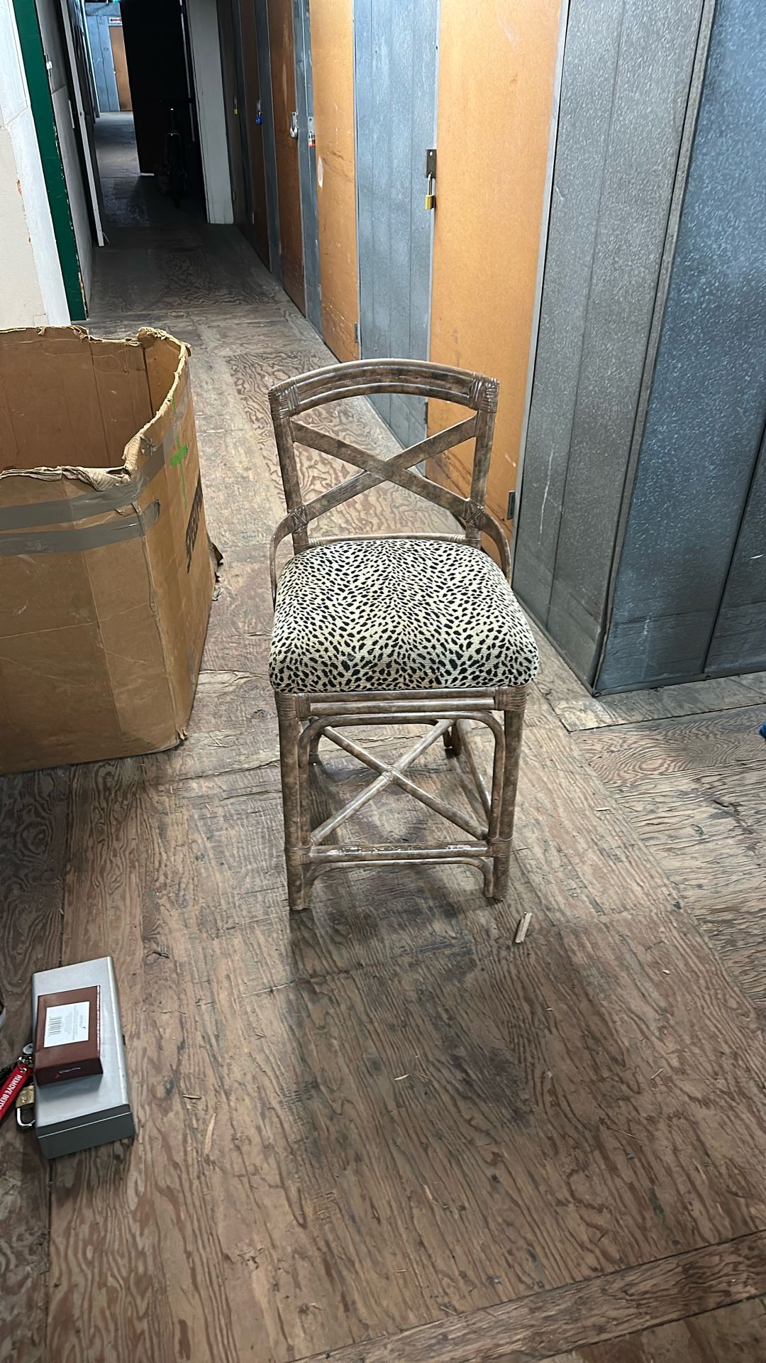Three Outdoor Poly Counter Height Barstools