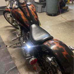 2001 Special Construction Rocket Ship,  Harley Davidson Soft Tail Monster is The Only Way I Know How To Describe It