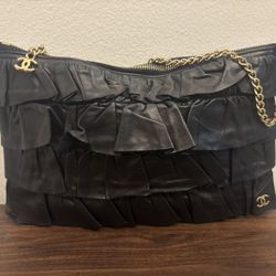 Chanel Leather Clutch Bag