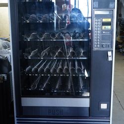 Automatic Products AP 113 Snackshop vending machine.