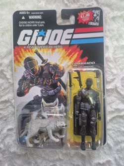 GI Joe 25th Anniversary Commando Snake Eyes & Timber Figure - New MOC