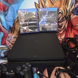 Sony Playstation 4 Slim 1TB with 2 Games
