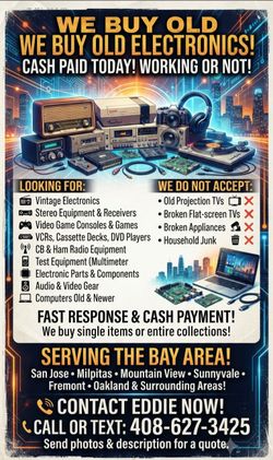 Buying Stereos ,instruments and electronics