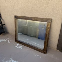 Modest Mirror And Chest 