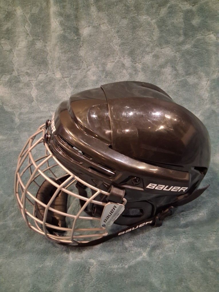 Bauer FM2100 JR Helmet Cage Combo Black