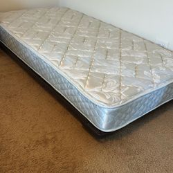 FREE TWIN mattress and frame 