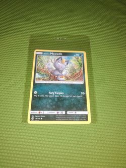 Like Mint Pokemon - Meowth Game Card - 78/149