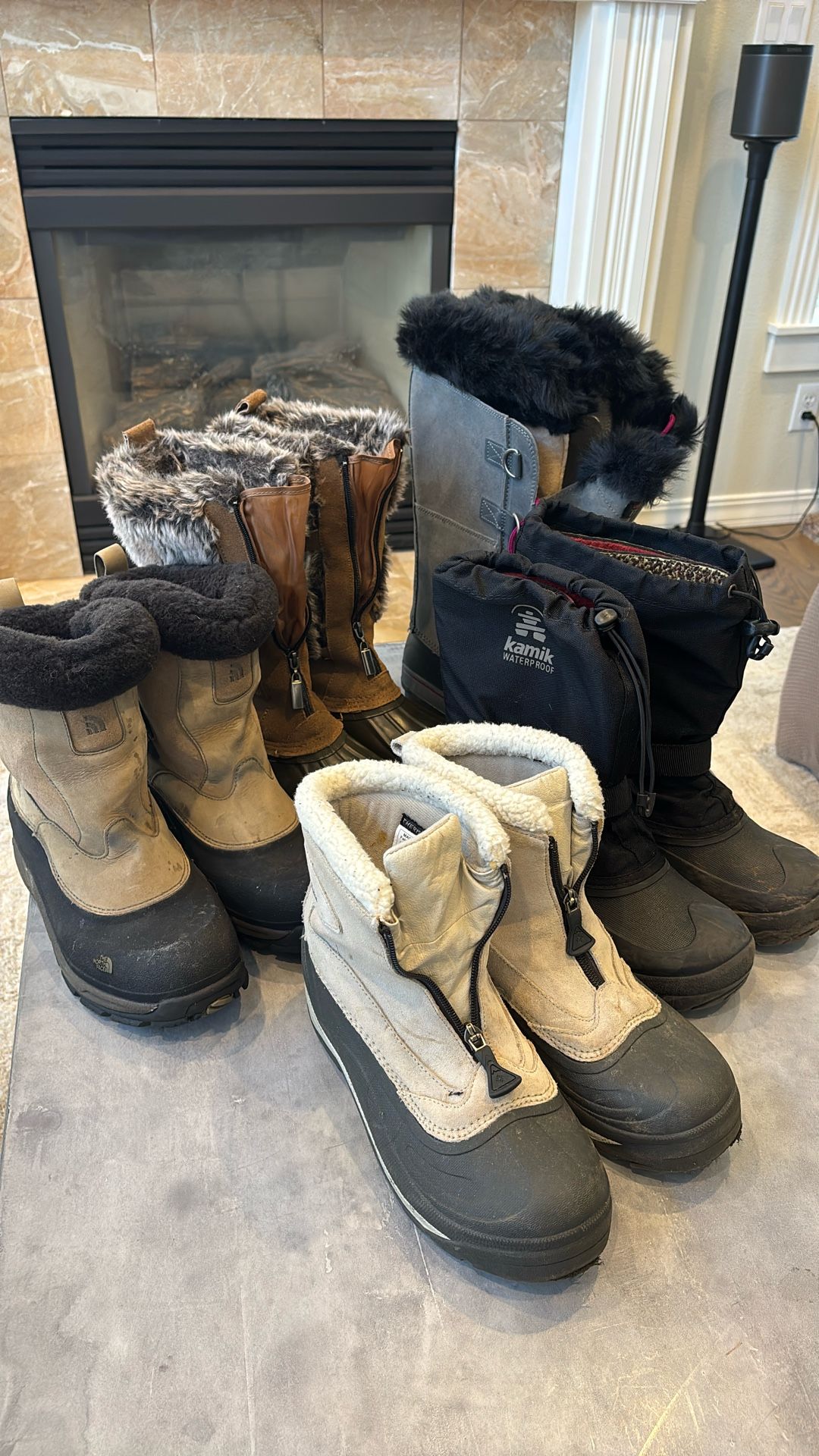 Women’s Snow/weather Resistant Boots $15-$40  Each