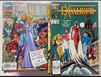 EXCALIBUR (1988) 125 ISSUE COMPLETE SET #1-125 MARVEL COMICS Bagged and Boarded