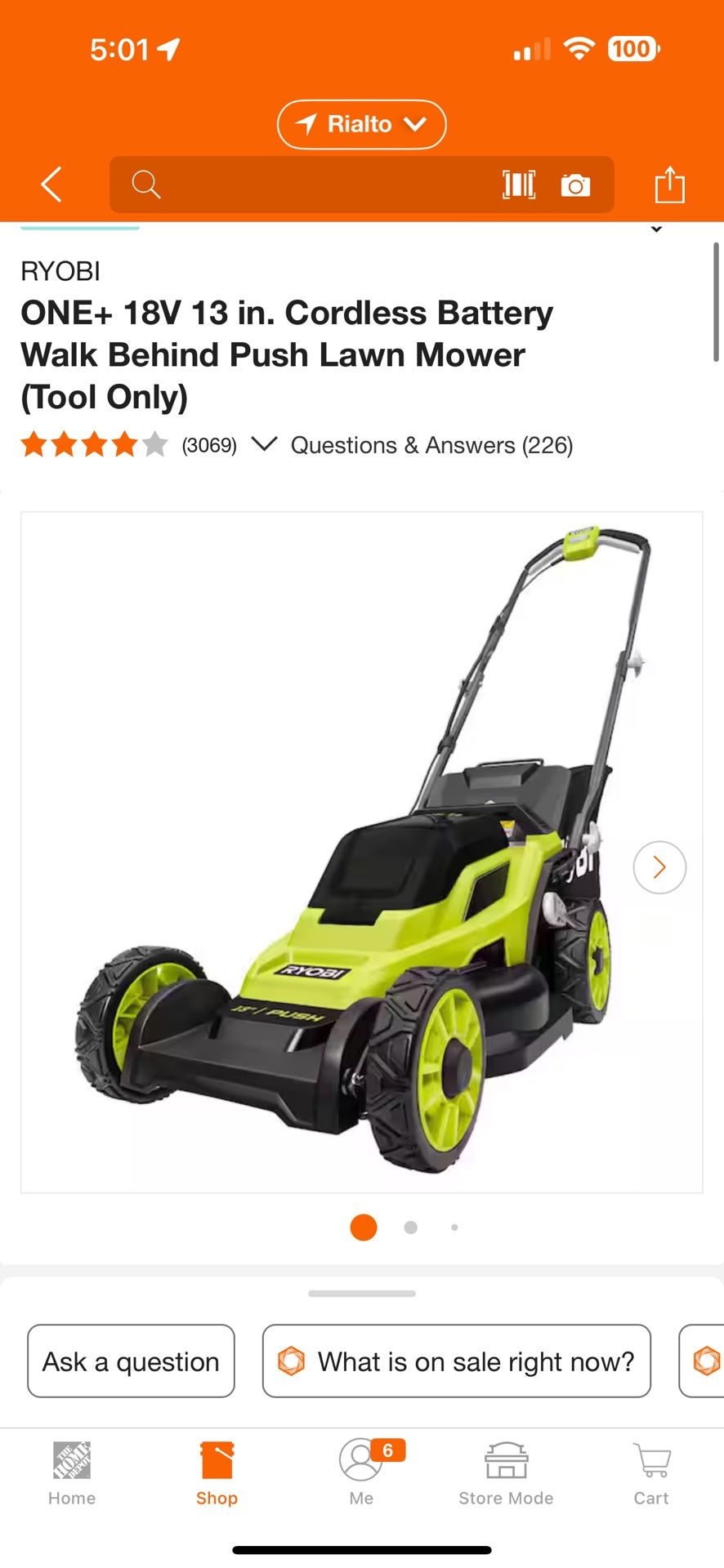 Ryobi Lawn Mower