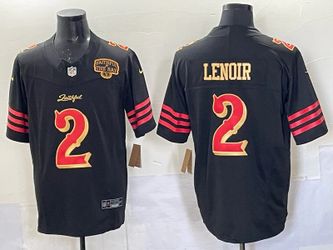 new 2025 Adult San Francisco 49ers Deommodore Lenoir NO.2 Football Jerseys