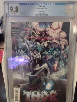 Thor #5 Marvel Comic Second Printing 9.8 White Pages