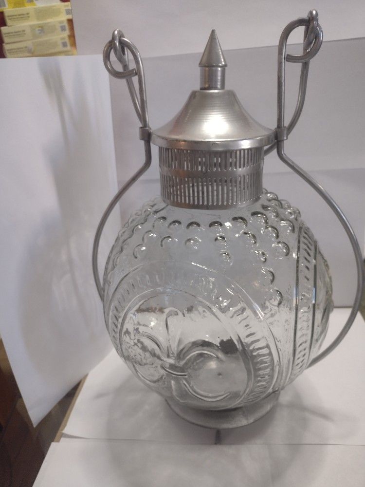 Glass Candle Holder 