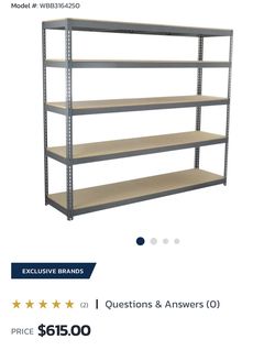 Heavy Duty Metal Shelves