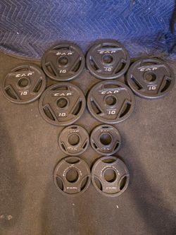 Spare 2.5lb and 10lb Olympic Weight Plates