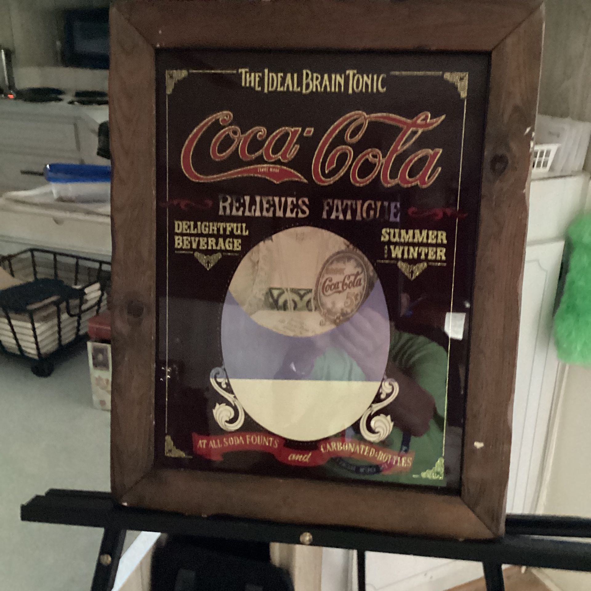 Coca Cola Mirrored Sign