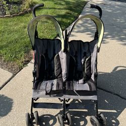Delta Twin Collapsible Umbrella Stroller