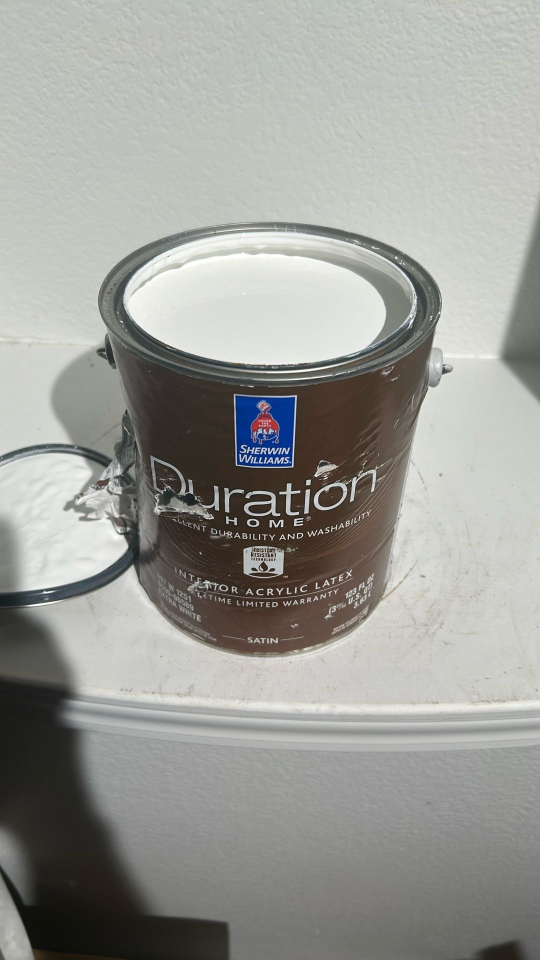 1gal Sherwin Williams Duration Interior “Extra White”