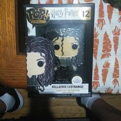 Funko Pop Pin Harry Potter #12 Bellatrix Lesteange Mint Condition NIB