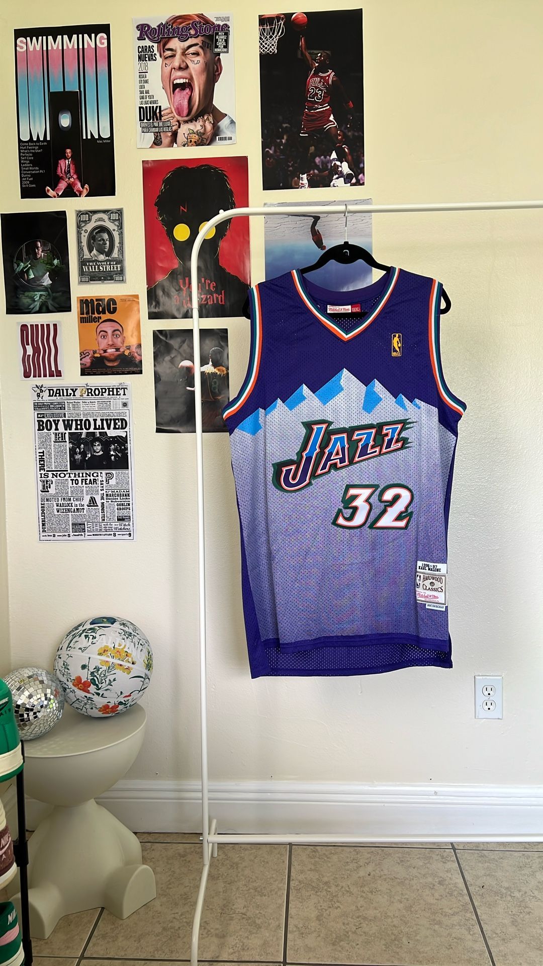 Retro Jersey Karl Malone Utah Jazz NBA
