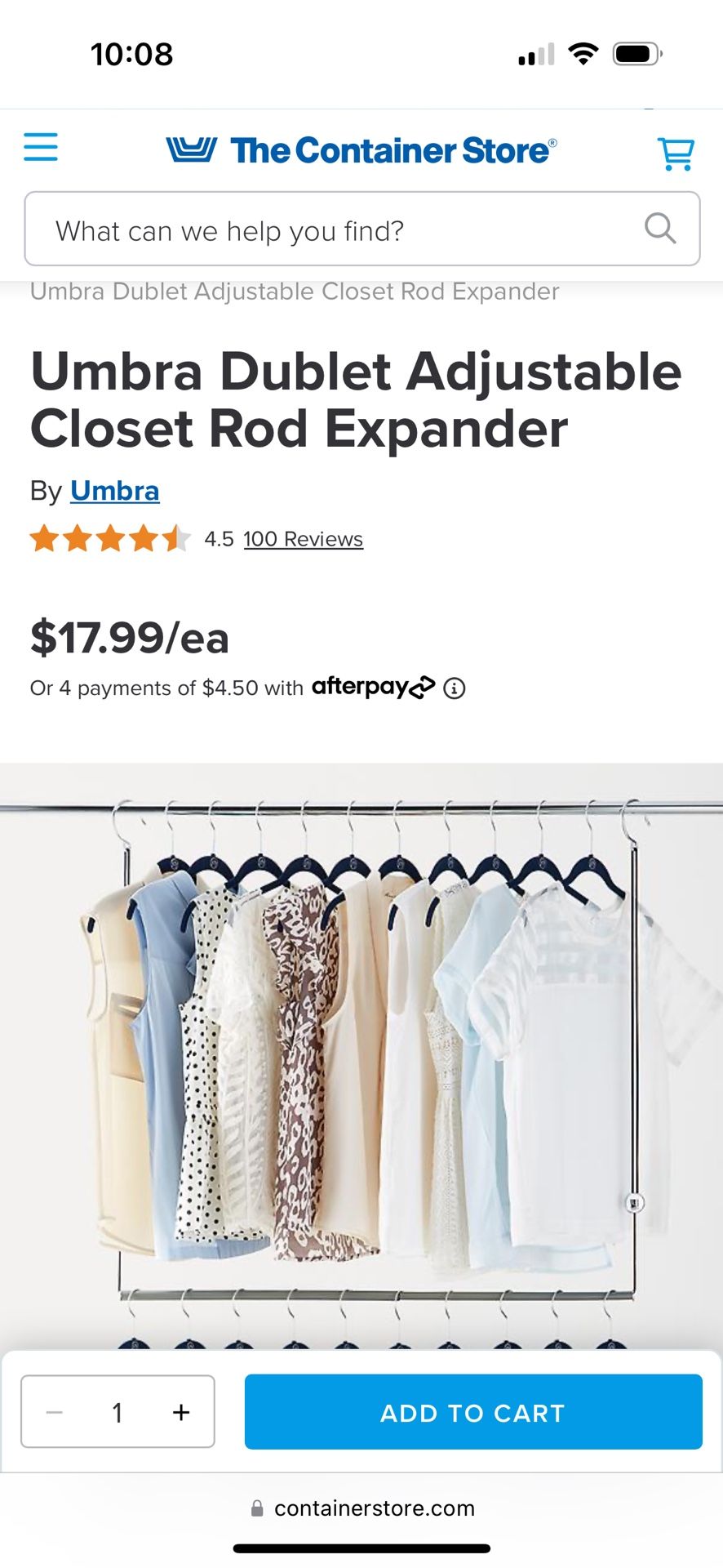 Umbra Closet Rod Expander for Sale in Glendale CA OfferUp