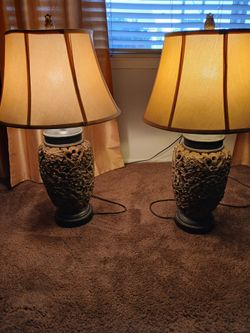Table Lamp Set (Bronze) OBO