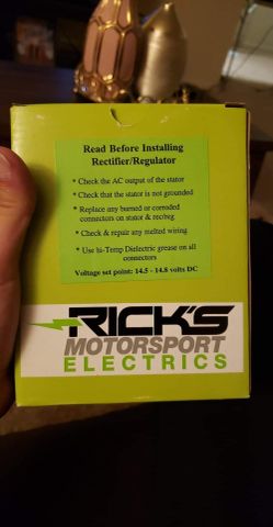 2000 hayabusa rectifier/regulator