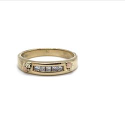 10K Gold Ring 5 Diamonds .20CTW EPJ026750