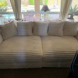 Cream color sofa lounger