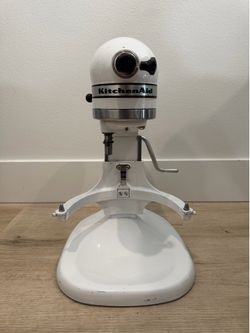 Vintage KitchenAid Hobart K5-A 5 Qt Stand Mixer Base Only White Tested USA