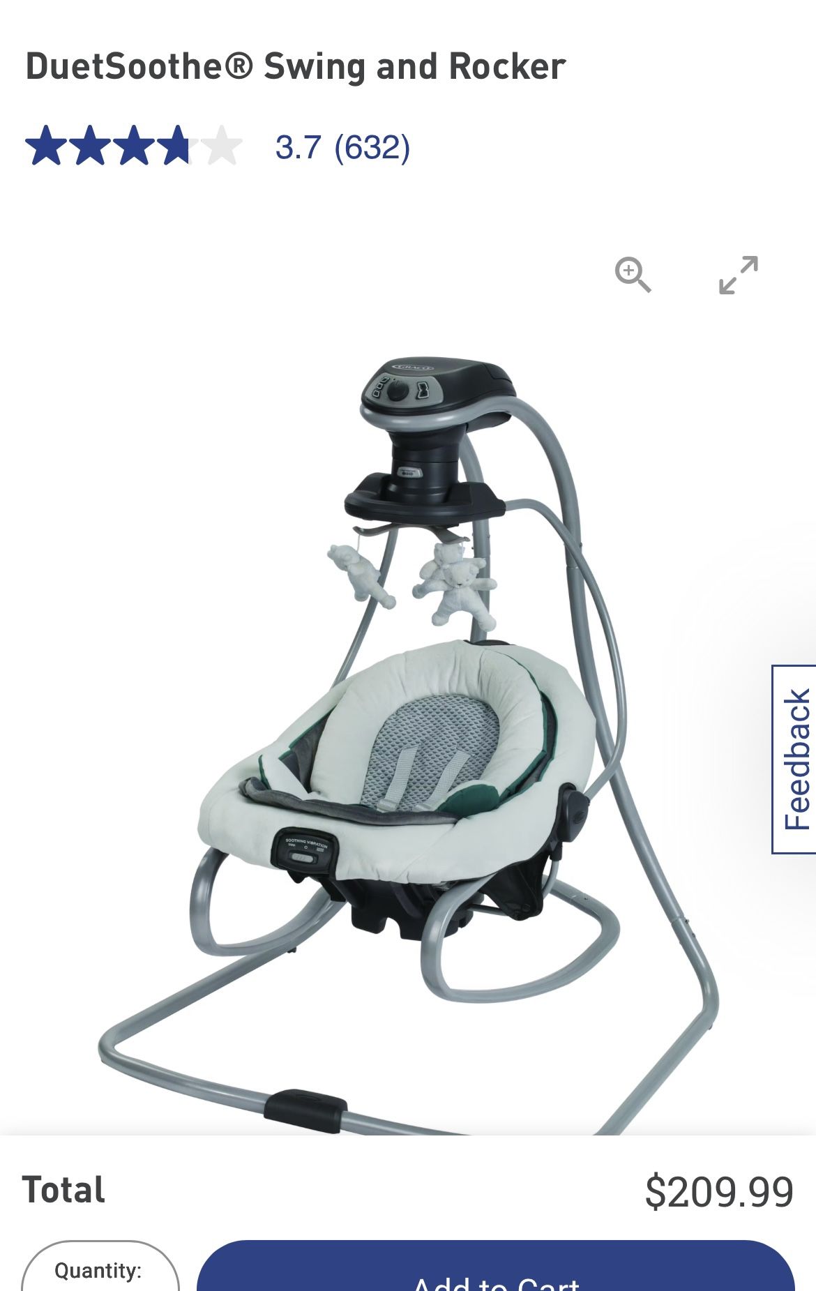 Graco DuetSoothe® Swing and Rocker