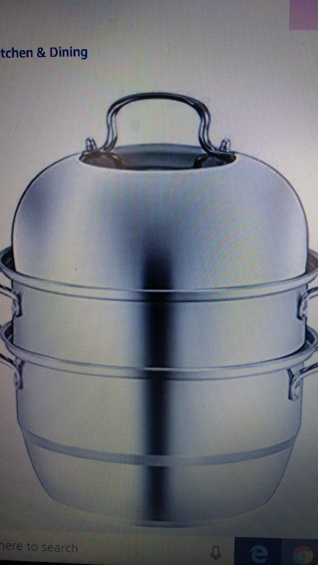XL Stainless Steel 3 layer steamer cooking pot rice cooker soup stew pan