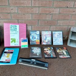 ASSORTED ITEMS - BRAND NEW SCHOOL SUPPLIES ETC ETC 