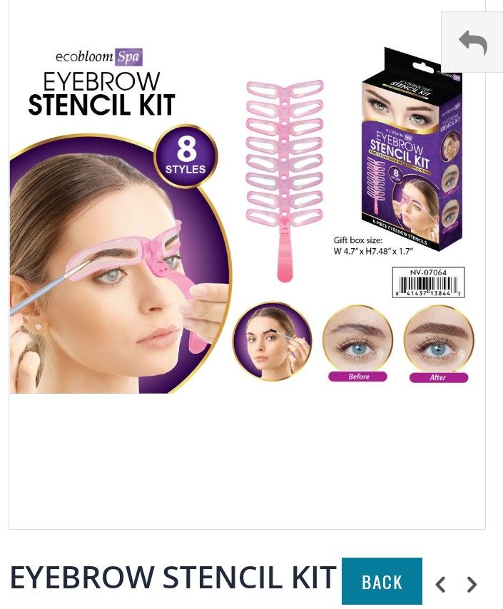 EYEBROW STENCIL KIT .... CHECK OUT MY PAGE FOR MORE ITEMS