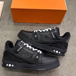 All Black Louis Vuitton Sneakers