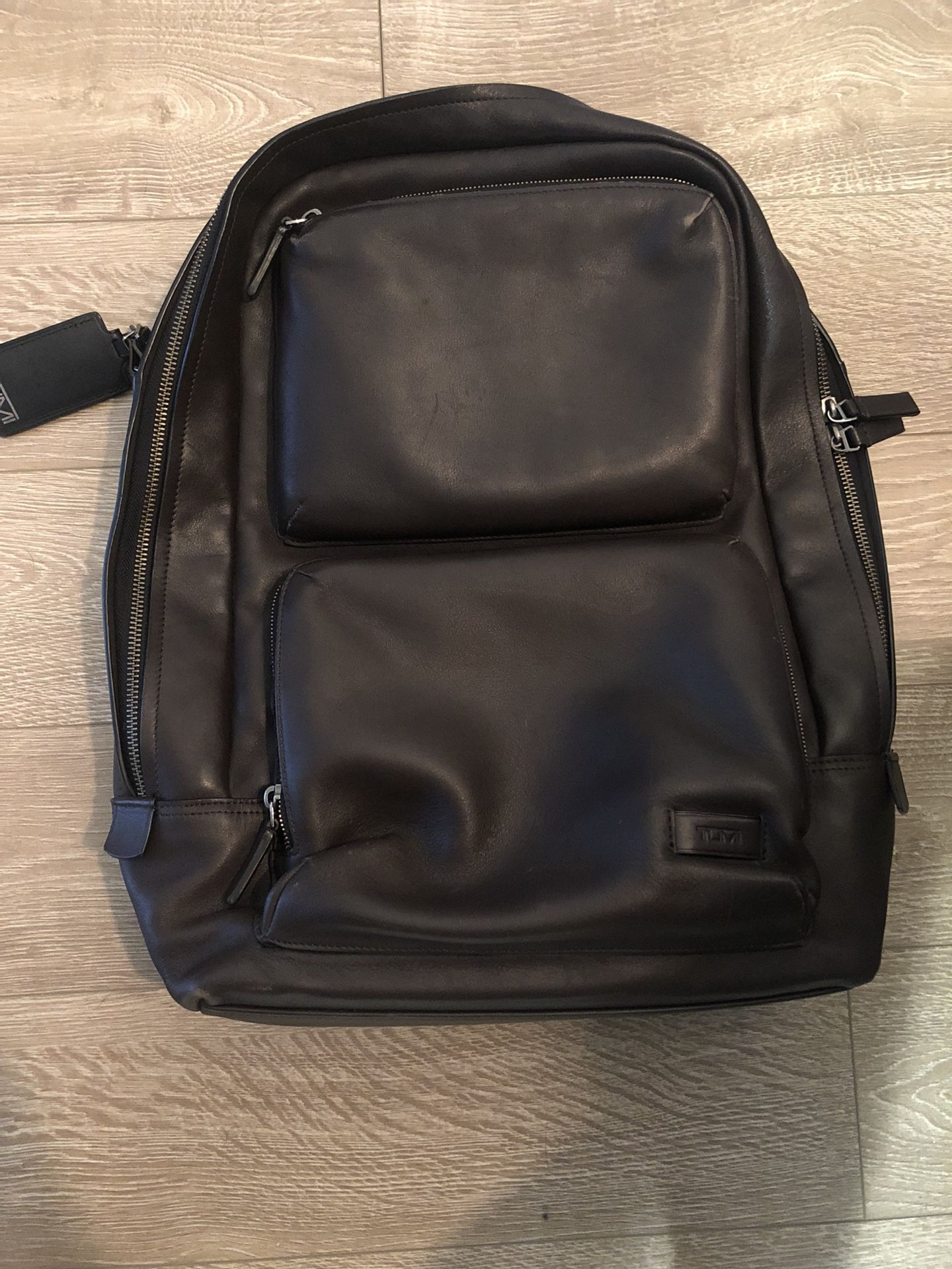 Tumi Harrison Archer Brown Leather Backpack 63012B