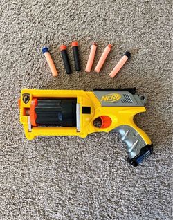 Nerf N-Strike Maverick REV-6 Blaster with Darts