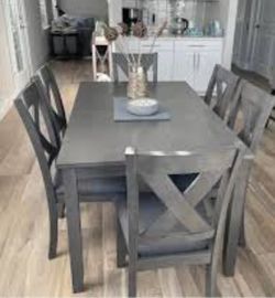 Beautiful Dining Table With 6 Chairs