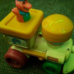 Barney the Dinosaur Train Push N Go Toddler Lyons 1994 MULTICOLOR